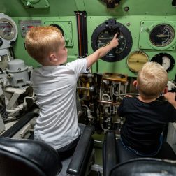 Aan boord van onderzeeboot Tonijn