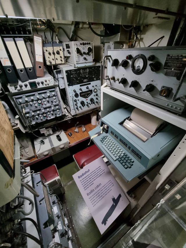 Radiohut van onderzeeboot Tonijn