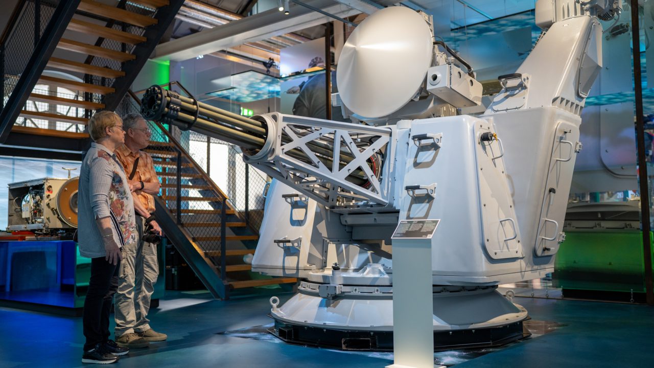 Goalkeeper in Marinemuseum